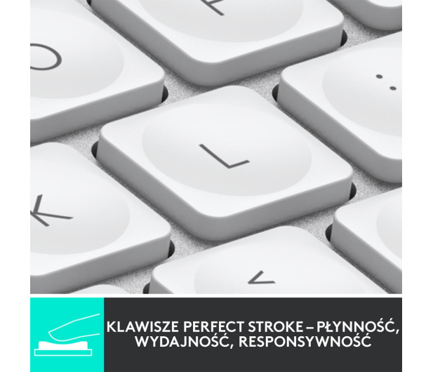 LOGITECH Klawiatura bezprzewodowa MX Keys Mini 920-010499 jasnoszara - 680463 - zdjęcie 9